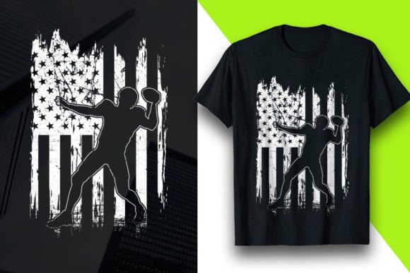 American Football Player USA Flag Tshirt: A Designer's Take on a Bold Graphic