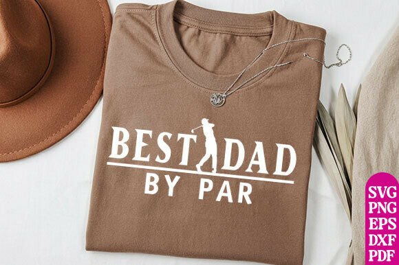Best Dad by Par PNG: A Sublimation File for the Golf-Loving Dad