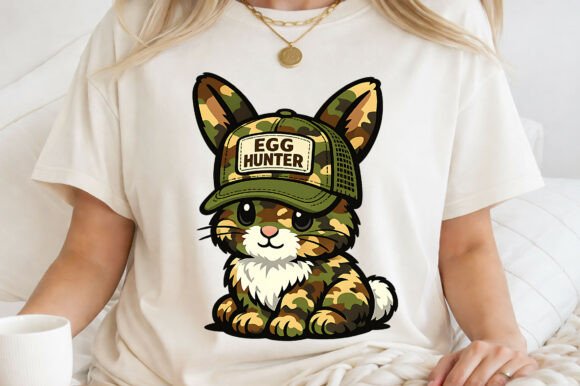 Camo Easter Bunny Egg Hunter Png: A Fresh Take on Seasonal Design