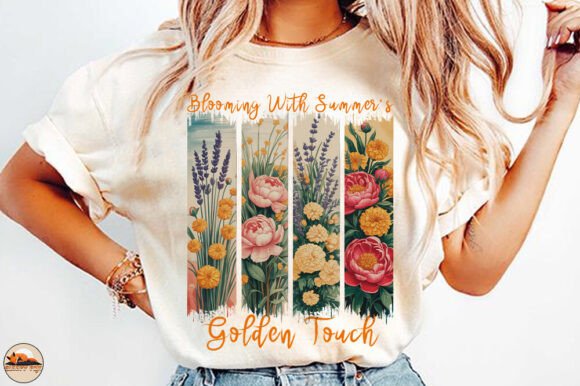 Embrace Effortless Style with Summer Boho Flower Shirt Sublimation PNG