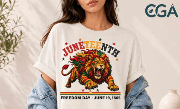 Juneteenth Pan African Roaring Lion PNG: A Symbol of Strength in Design