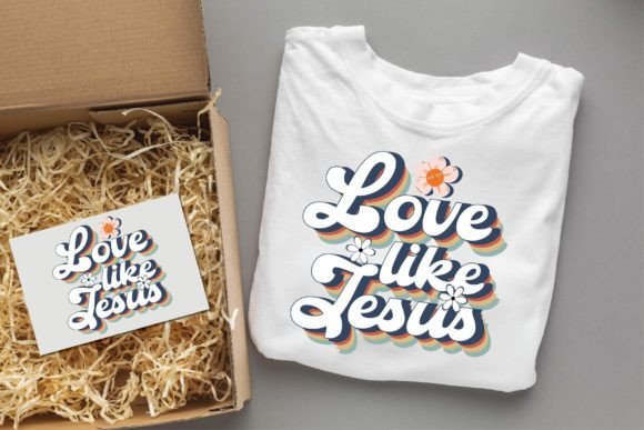 Love Like Jesus 3: Christian SVG Design for Faith-Based Projects