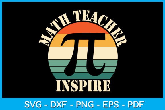 Mathematical Charm: The Vintage Math Teacher SVG