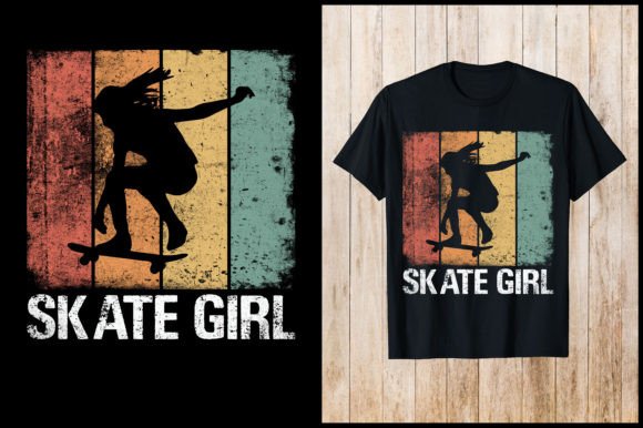 Skate Girl Retro T-shirt: Capturing the Spirit of the Board