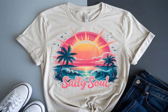 Summer Salty Soul: Your Go-To Summer Beach Png