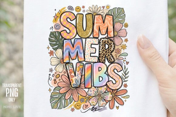 Summer Vibes PNG: A Burst of Retro Sunshine for Your Designs