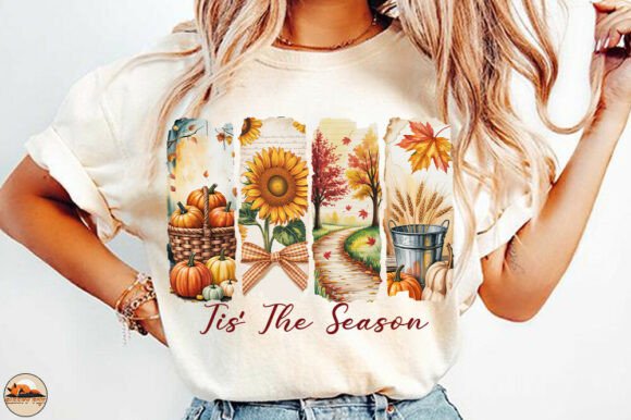 Tis the Season Png: The Brushstroke Fall Png for Autumn Designs