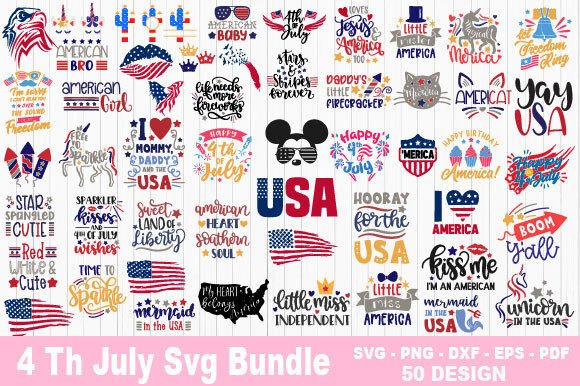 Unlock Your Creativity with the 4th of July SVG Design Bundle PNG