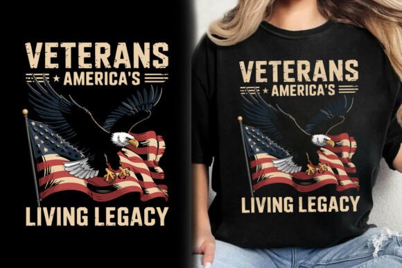 Veterans America's Living Legacy T-Shirt: A Design Asset for Meaningful Projects